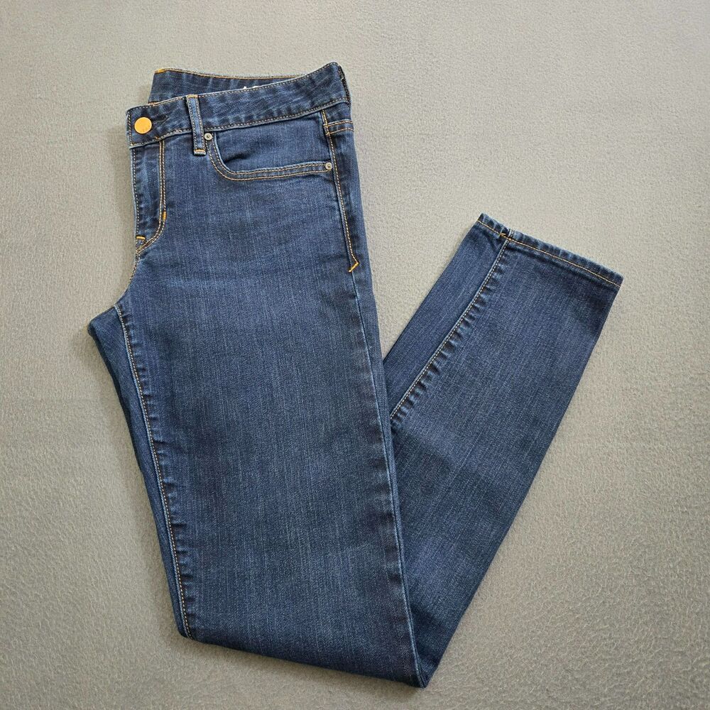 GAP 1969 Women 28 Blue Low Rise Always Skinny Salinas Jeans Dark Wash